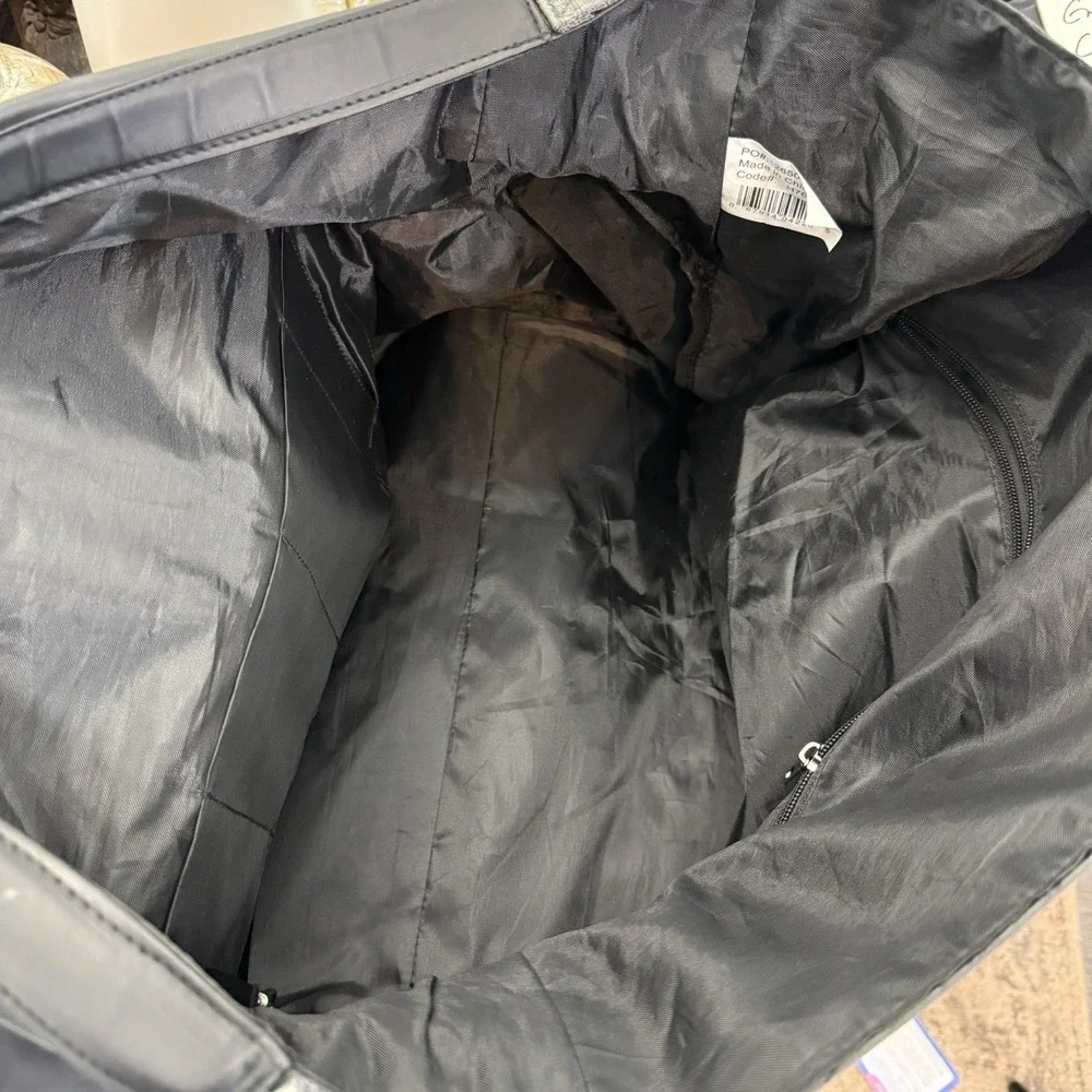 Renwick Travel Roll Top Duffle with‎ Backpack Straps & Laptop Sleeve 40L Black